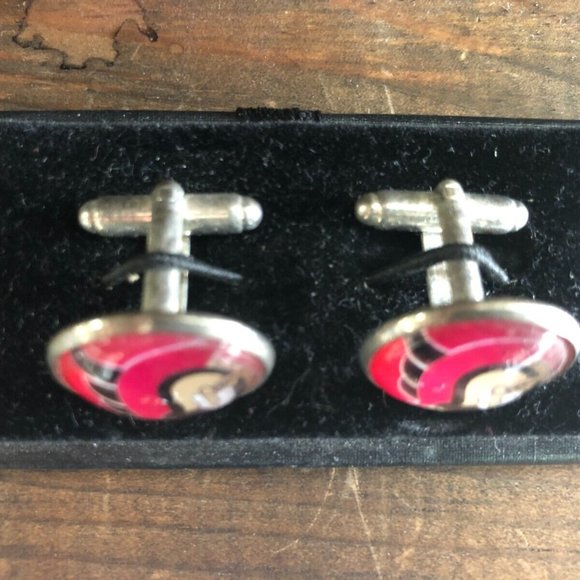 CUFFLINKS for formal shirt - OTTAWA SENATORS  NHL HOCKEY Cuff Links Prom Groom - Picture 4 of 7